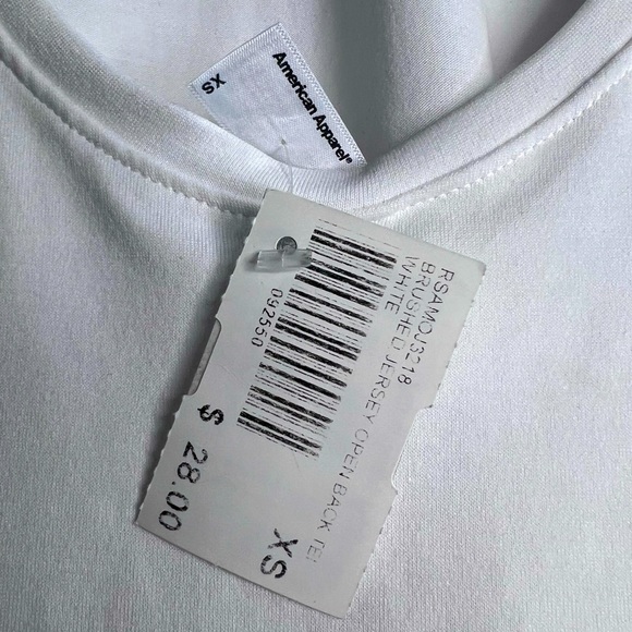 American Apparel Brushed Jersey Open Back Oversized Shirt - Picture 4 of 6